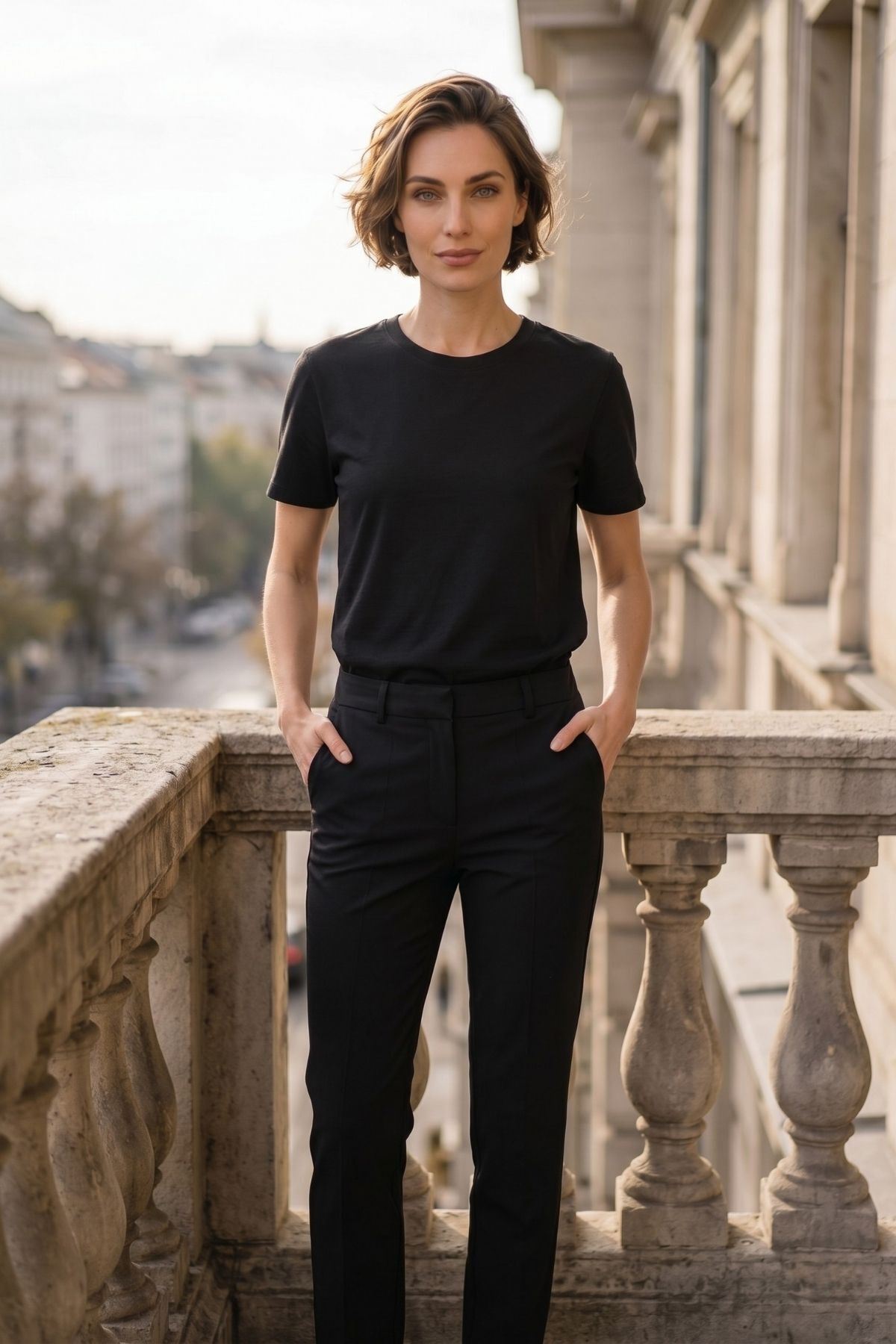 Kadın 2'li Paket Basic Bisiklet Yaka Kısa Kollu Tişört - Günlük Rahat Kesim T-Shirt