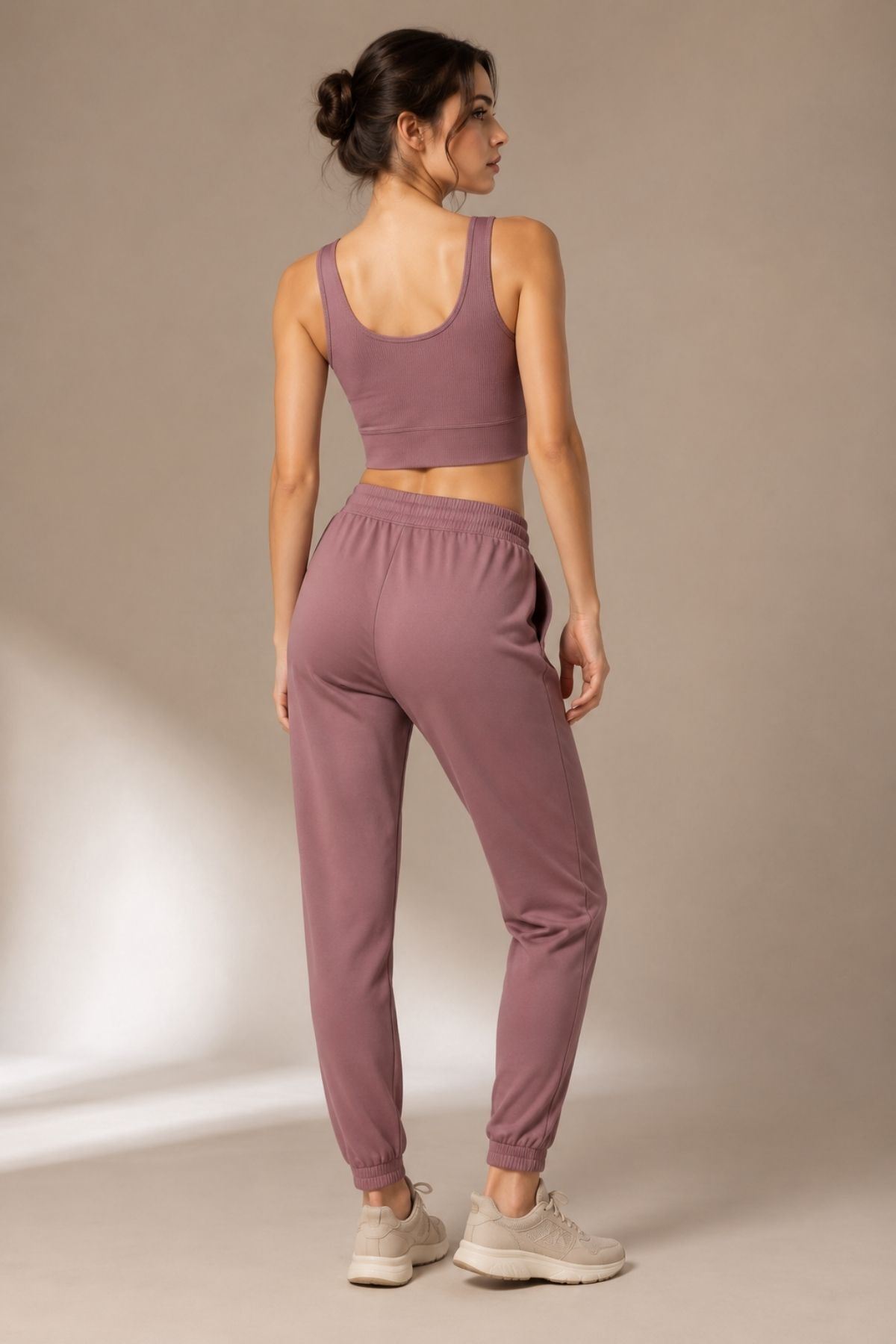 Kadın Kalın Askılı Toparlayıcı Pedli Fitilli Dalgıç Kaşkorse Spor Sütyeni Bralet Esnek Rahat Günlük Yoga Fitness Pilates Destekli Dikişsiz Görünüm Crop Top Örme Askılı Üst