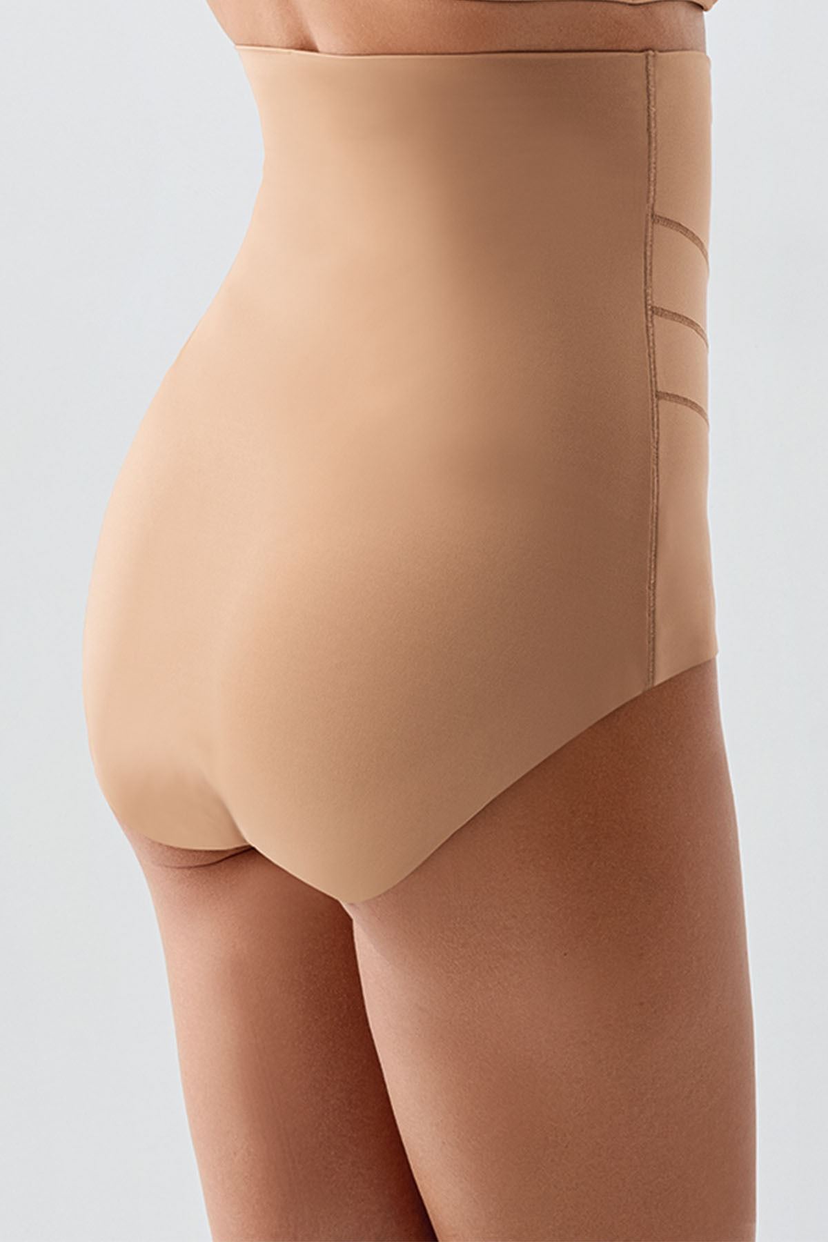 Beli Silikonlu Çift Kat Yarım Slip Korse - Toparlayıcı ve Şekillendirici