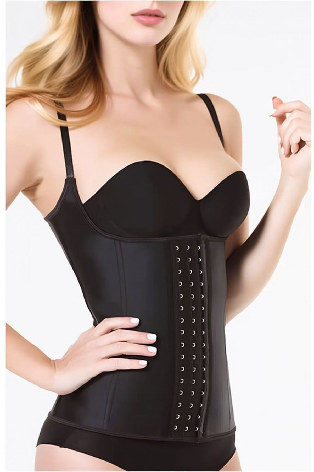 Latex Sıkılaştırıcı Bel & Karın Korsesi - Kum Saati Etkili Ve Dik Duruş Destekli Karın Korsesi