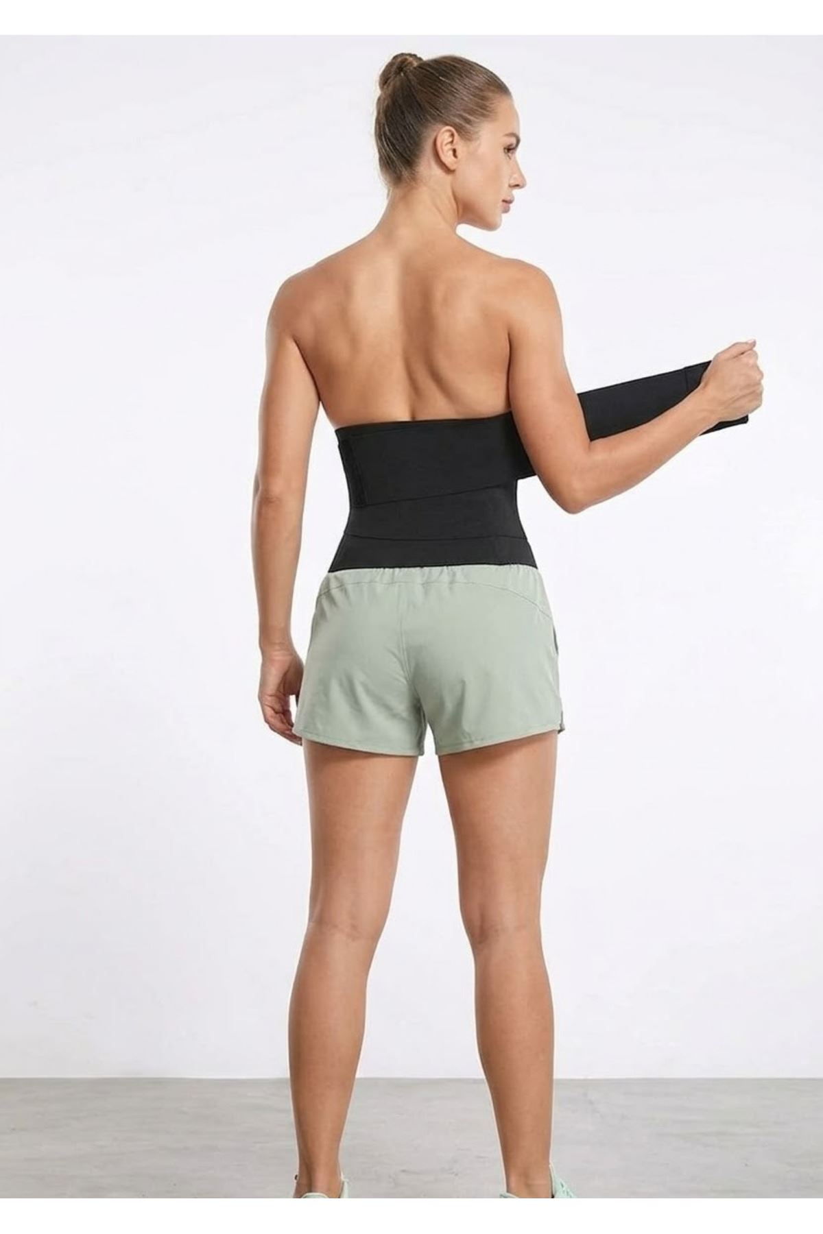 3 Metre Belly Wrap Korse Yüksek Bel Ayarlanabilir Karın ve Bel Toparlayıcı - Spor & Günlük Kullanım