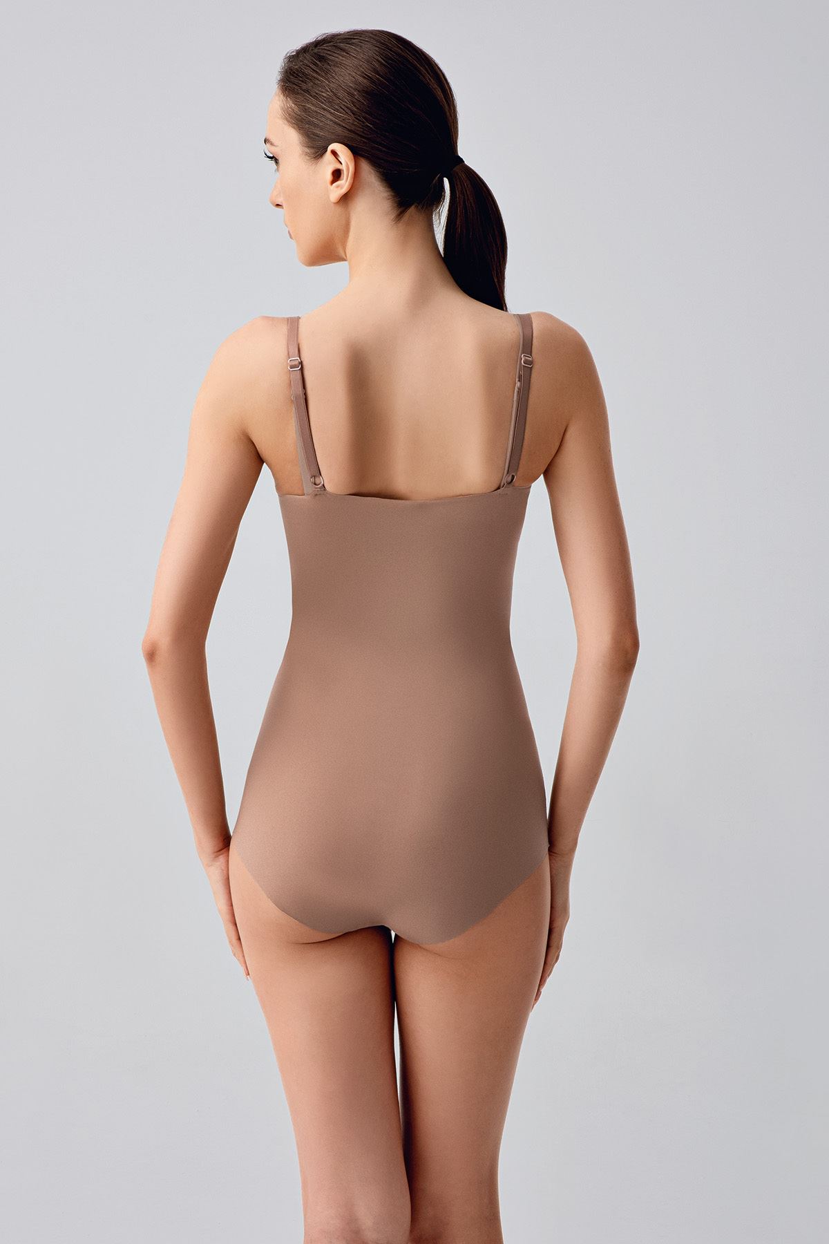 Kadın Askılı Slip Korse - Dikişsiz Toparlayıcı ve Şekillendirici