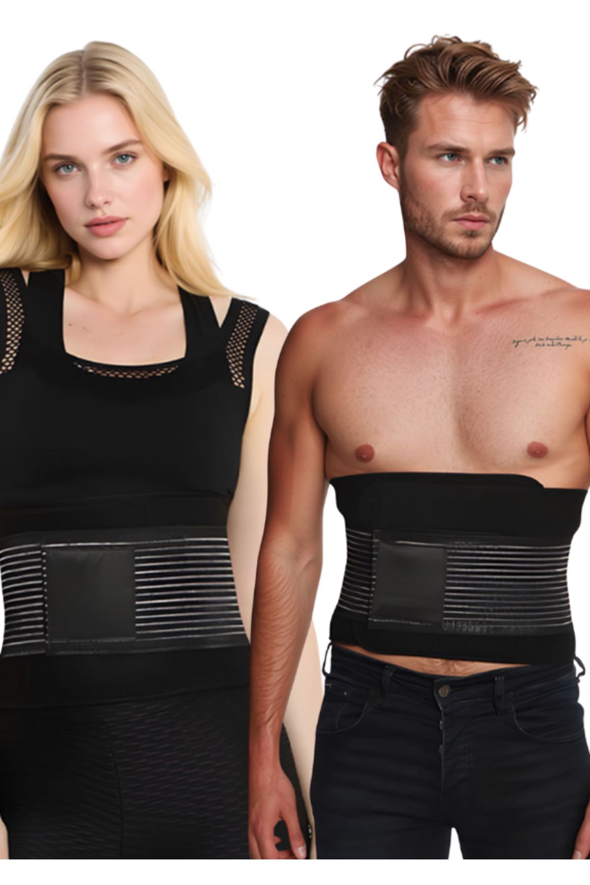Termal Etkili Bel Kemeri - Unisex Ayarlanabilir Bel Ve Toparlayıcı Korse Kemer