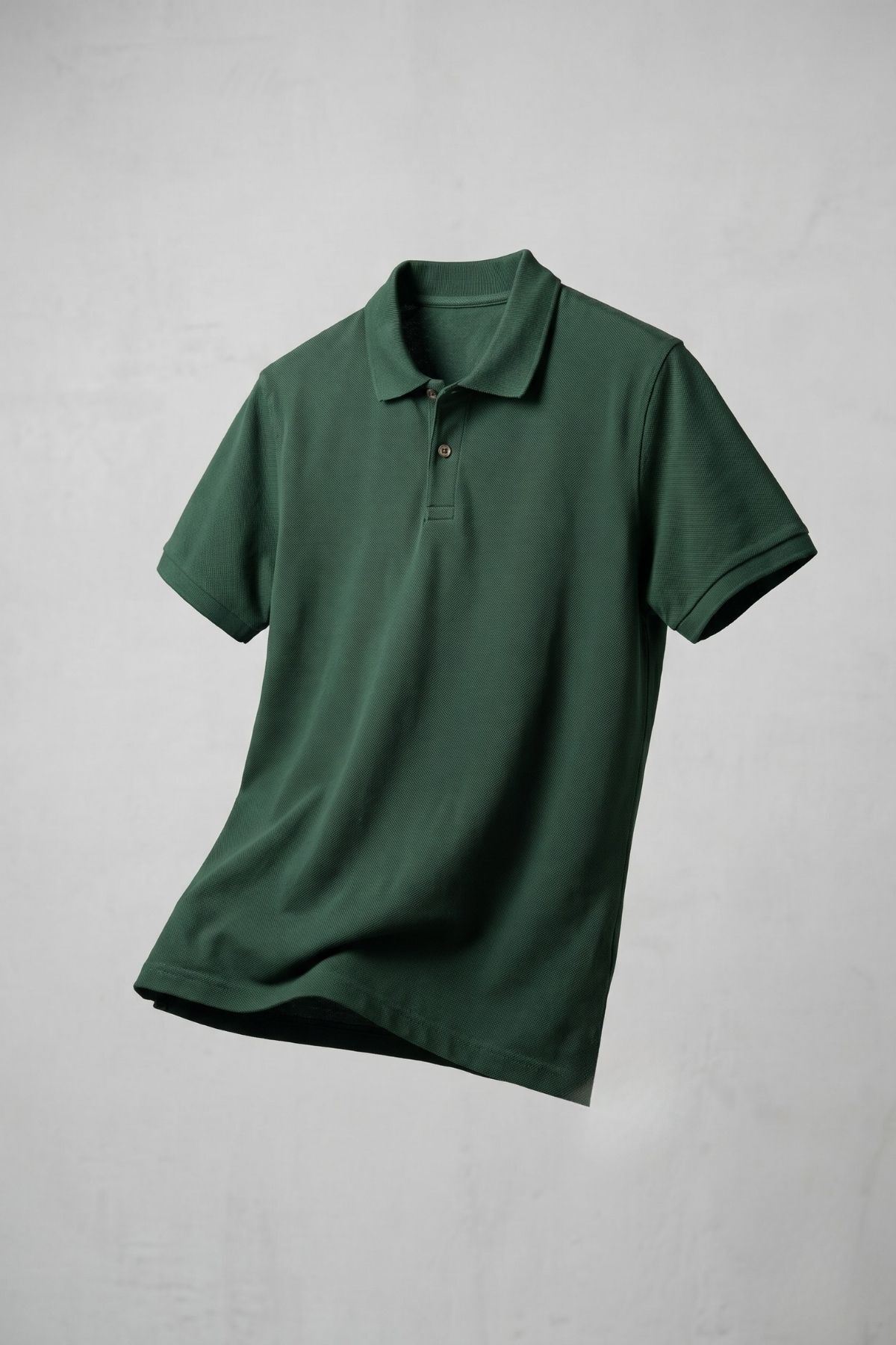 Erkek Günlük Şık Polo Yaka Kısa Kollu Düğme Detaylı Tişört