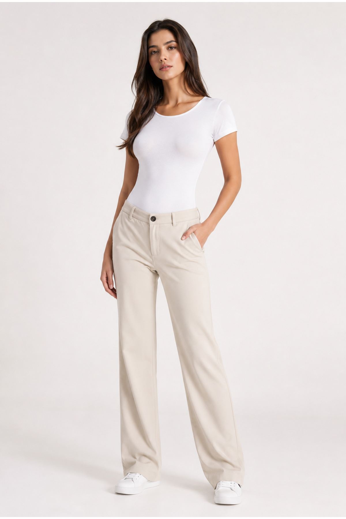Kadın Kısa Kollu Pamuklu Bodysuit