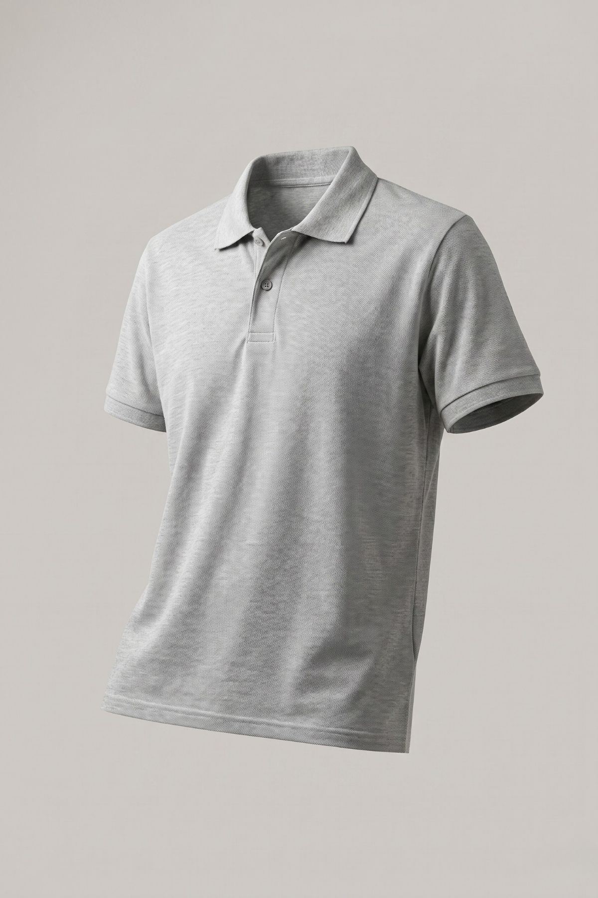 2'li Set Erkek Günlük Şık Polo Yaka Kısa Kollu Düğme Tişört