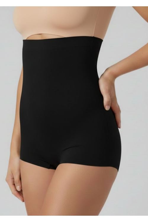 Lazer Kesim İz Yapmayan Yüksek Bel Slip Korse - 1 Beden Şekillendirici Korse