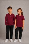 Çocuk Unisex 2'li Set Pamuklu Polo Yaka Düğmeli Tişört - Hem Uzun Hem Kısa Kollu Okul ve Günlük Giyim Rahat Kalıp Basic T-shirt