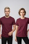 Çift Kombini 2'li Set Bisiklet Yaka Kısa Kollu Basic Tişört - Pamuklu Likralı Esnek Rahat Kesim Günlük Sevgili T-Shirt