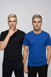 Avantajlı 2'li Paket Bisiklet Yaka Kısa Kollu Basic Tişört Günlük Spor T-Shirt Seti