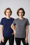 Kadın 2'li Paket Basic Bisiklet Yaka Kısa Kollu Tişört - Günlük Rahat Kesim T-Shirt