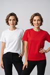 Kadın 2'li Paket Basic Bisiklet Yaka Kısa Kollu Tişört - Günlük Rahat Kesim T-Shirt