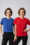 Kadın 2'li Paket Basic Bisiklet Yaka Kısa Kollu Tişört - Günlük Rahat Kesim T-Shirt