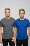 Avantajlı 2'li Paket Erkek Bisiklet Yaka Kısa Kollu Basic Tişört Günlük Spor T-Shirt Seti