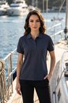 Kadın Polo Yaka Kısa Kollu Düğme Detaylı Şık Tasarım Basic Tişört Günlük Klasik T-Shirt Ofis ve Sokak Stili Uyumlu
