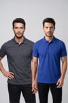 2'li Set Erkek Günlük Şık Polo Yaka Kısa Kollu Düğme Detaylı Rahat Kalıp Basic Yazlık Tişört Avantajlı Paket
