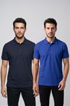 2'li Set Erkek Günlük Şık Polo Yaka Kısa Kollu Düğme Detaylı Rahat Kalıp Basic Yazlık Tişört Avantajlı Paket