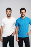 2'li Set Erkek Günlük Şık Polo Yaka Kısa Kollu Düğme Detaylı Rahat Kalıp Basic Yazlık Tişört Avantajlı Paket