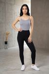 Kadın %95 Pamuklu İp Askılı Ribana Atlet