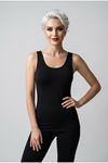 Kadın Pamuklu Kalın Askılı U Yaka Basic Atlet
