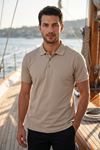 2'li Set Erkek Günlük Şık Polo Yaka Kısa Kollu Düğme Tişört